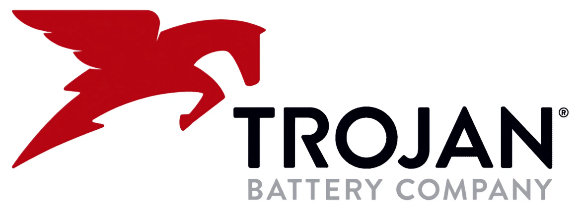 Trojan Battery Company with three batteries - Flooded, GEL, and AGM